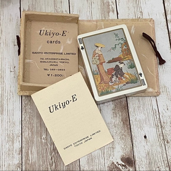 Vintage Japanese Ukiyo-E Playing Cards New Sealed - Picture 5 of 11